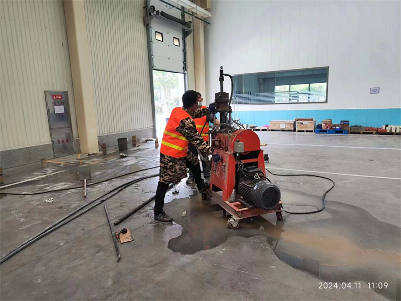 祁县厂房地面下沉塌陷注浆加固施工